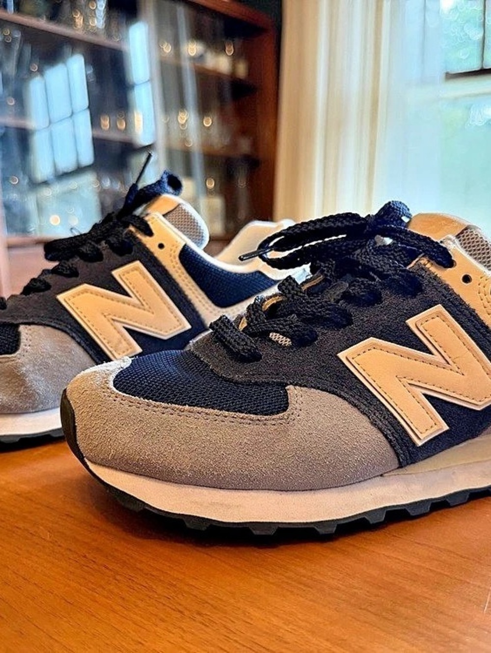 New Balance 574 Women's Sneakers Blue Gray US 9